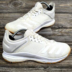 Adidas Crazyflight X 3 White Gum Sole Athletic Volleyball Shoes Women's Size 10